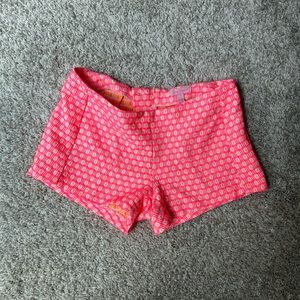 Lilly Pulitzer pink shorts. Size 2.